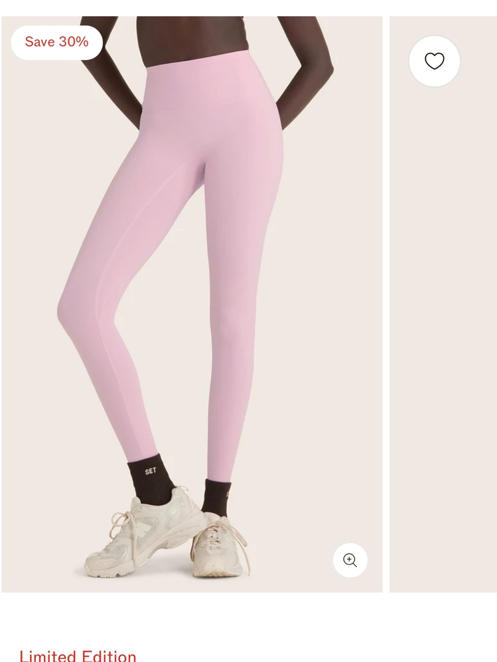 SET Active Pink High-Waist Leggings